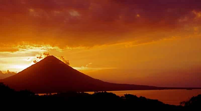sunset-volcano